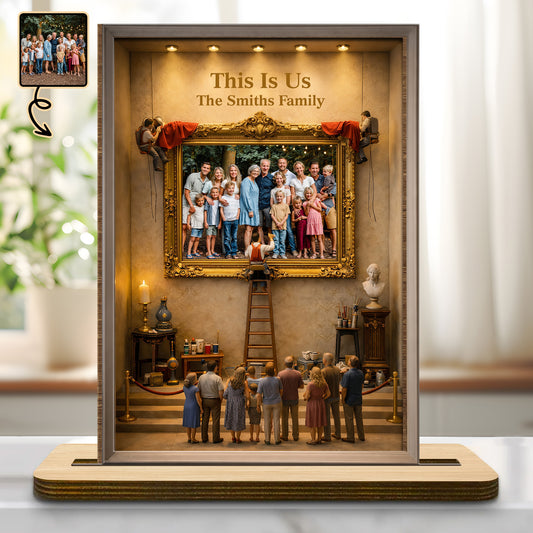 This Is Us Our Family Portrait In Art Gallery Gold Frame