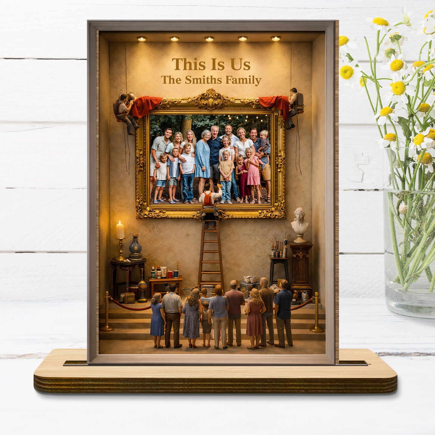 This Is Us Our Family Portrait In Art Gallery Gold Frame