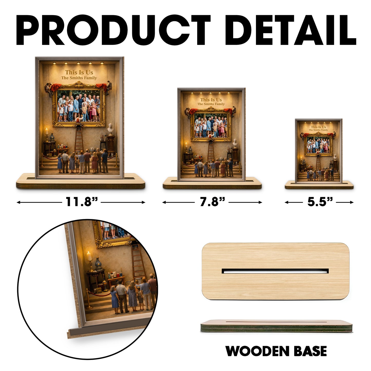 This Is Us Our Family Portrait In Art Gallery Gold Frame