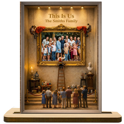 This Is Us Our Family Portrait In Art Gallery Gold Frame