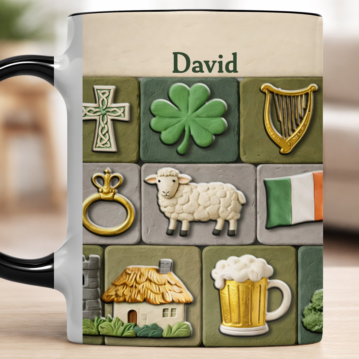 Celebrate Your Irish Roots With Shamrock Sheep And Harp Symbols