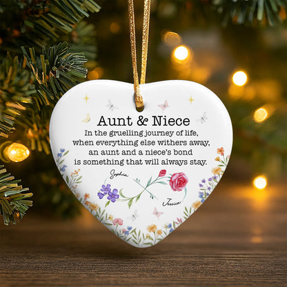 Aunt And Niece, Lifelong Bond With Roses And Butterflies