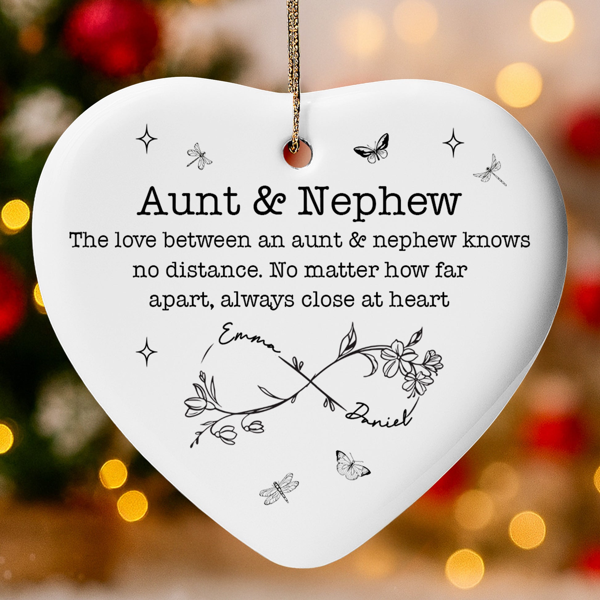 The Love Between An Aunt & Nephew, Butterflies & Flowers