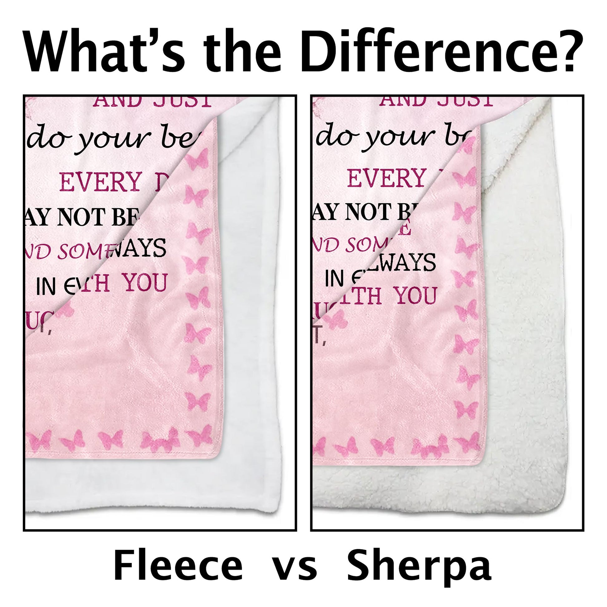 To My Niece, Love and Encouragement Tree and Butterflies Blanket