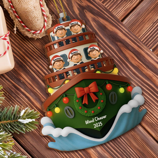 Customized Family Cruise Ship Christmas Decoration