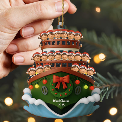 Customized Family Cruise Ship Christmas Decoration