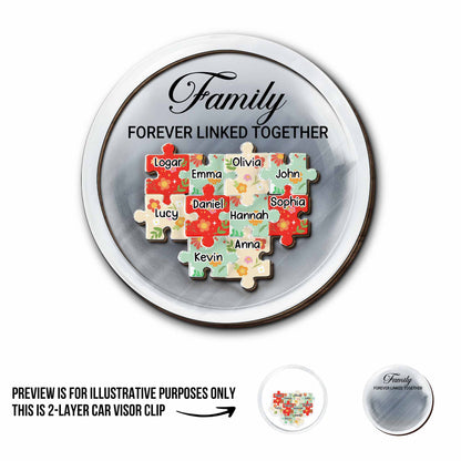 Family Forever Linked Together, Puzzle Pieces