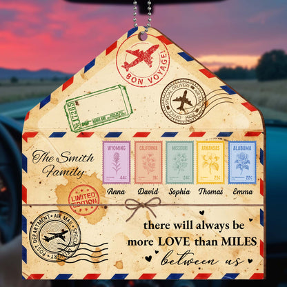More Love Than Miles, Family Travel Ornament