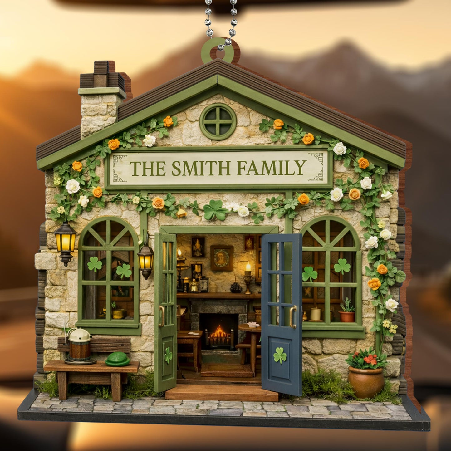 The Smith Family Cozy House Ornament