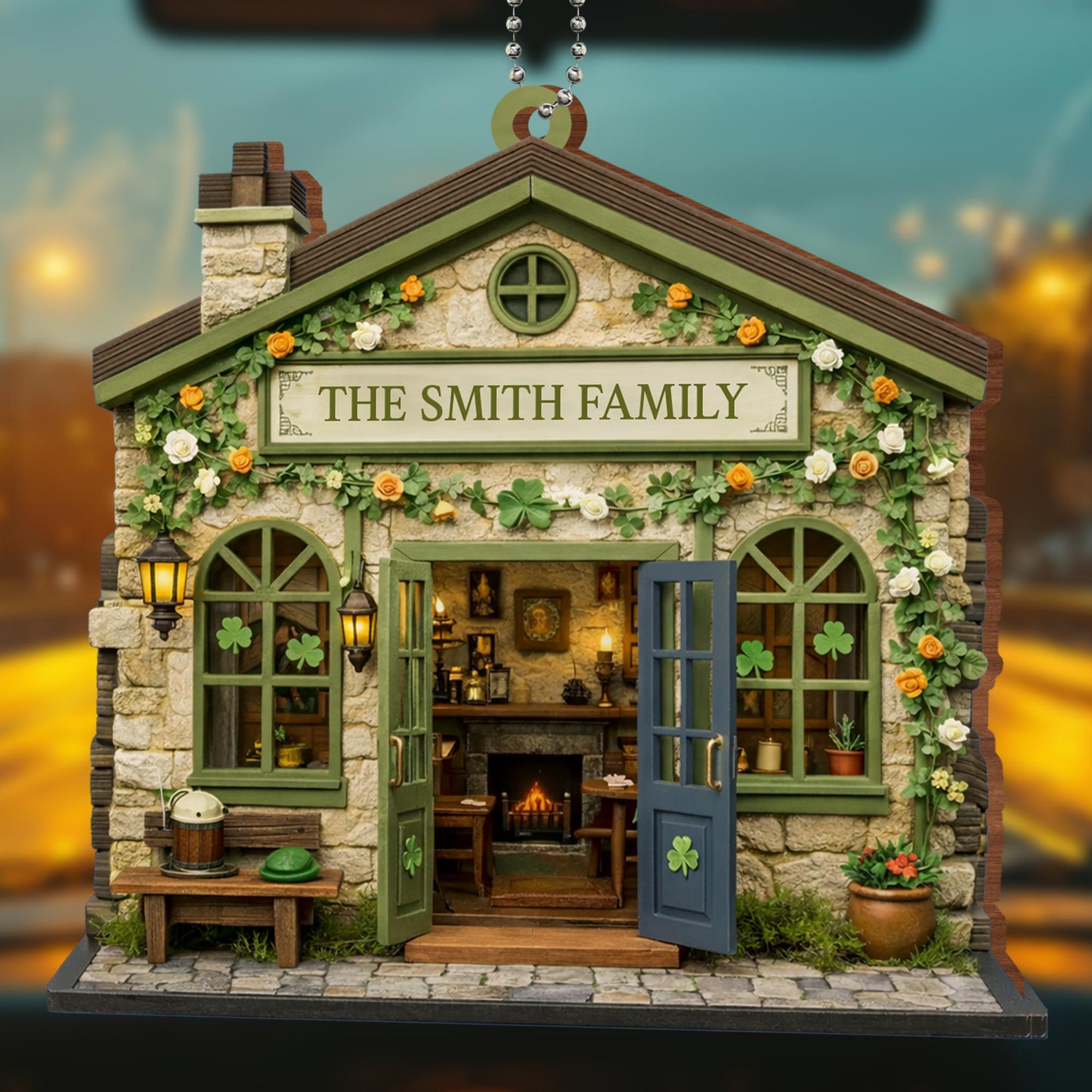 The Smith Family Cozy House Ornament