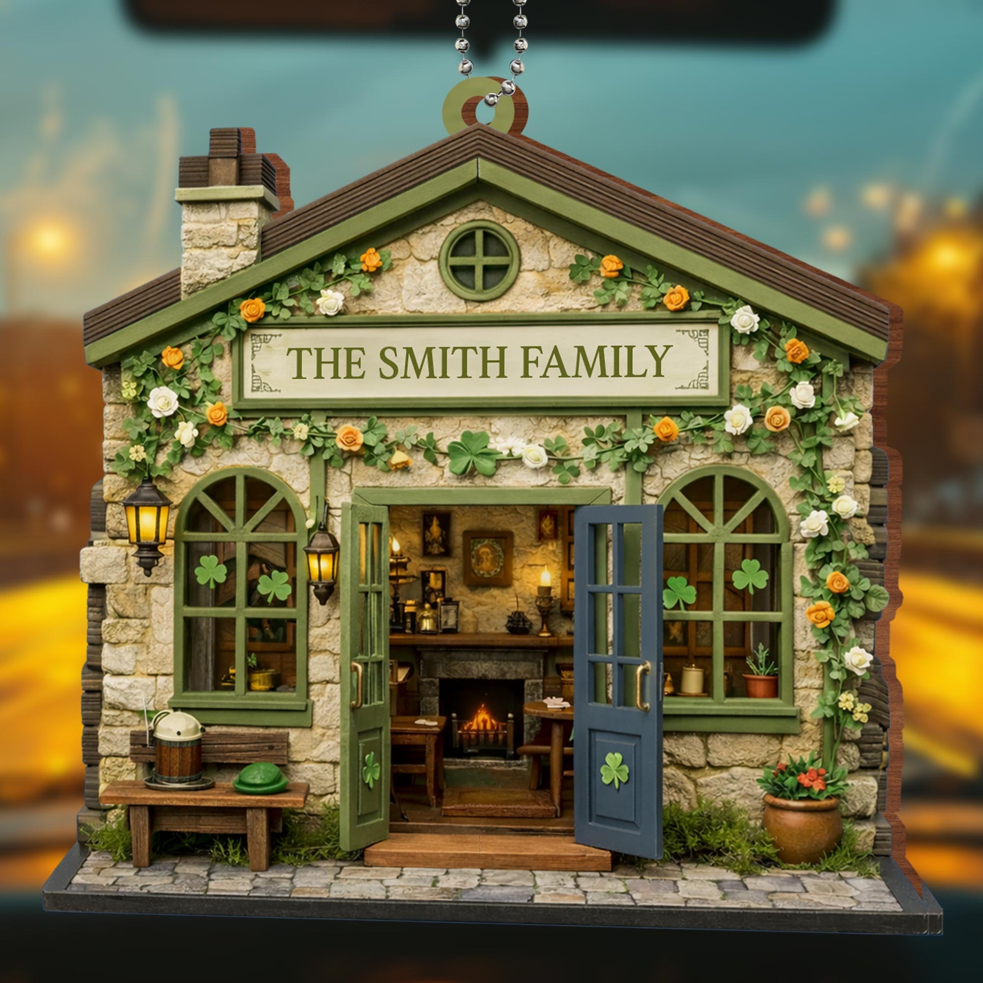 The Smith Family Cozy House Ornament