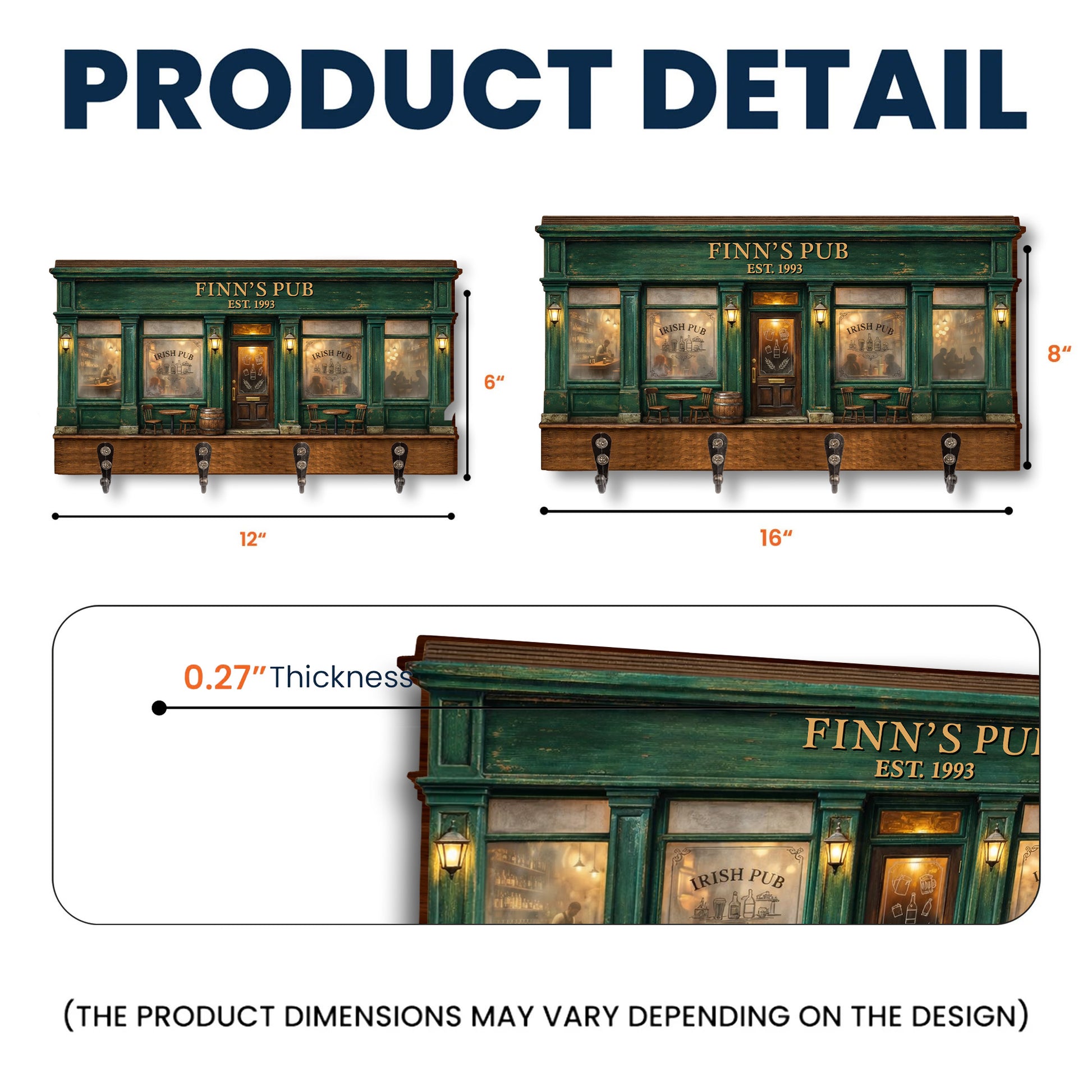 Irish Pub Design With Storefront Bar And Lanterns