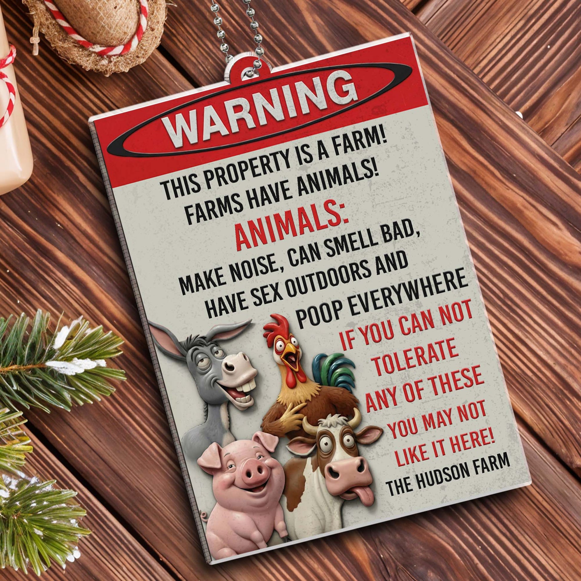 Warning This Property Is A Farm With Animals