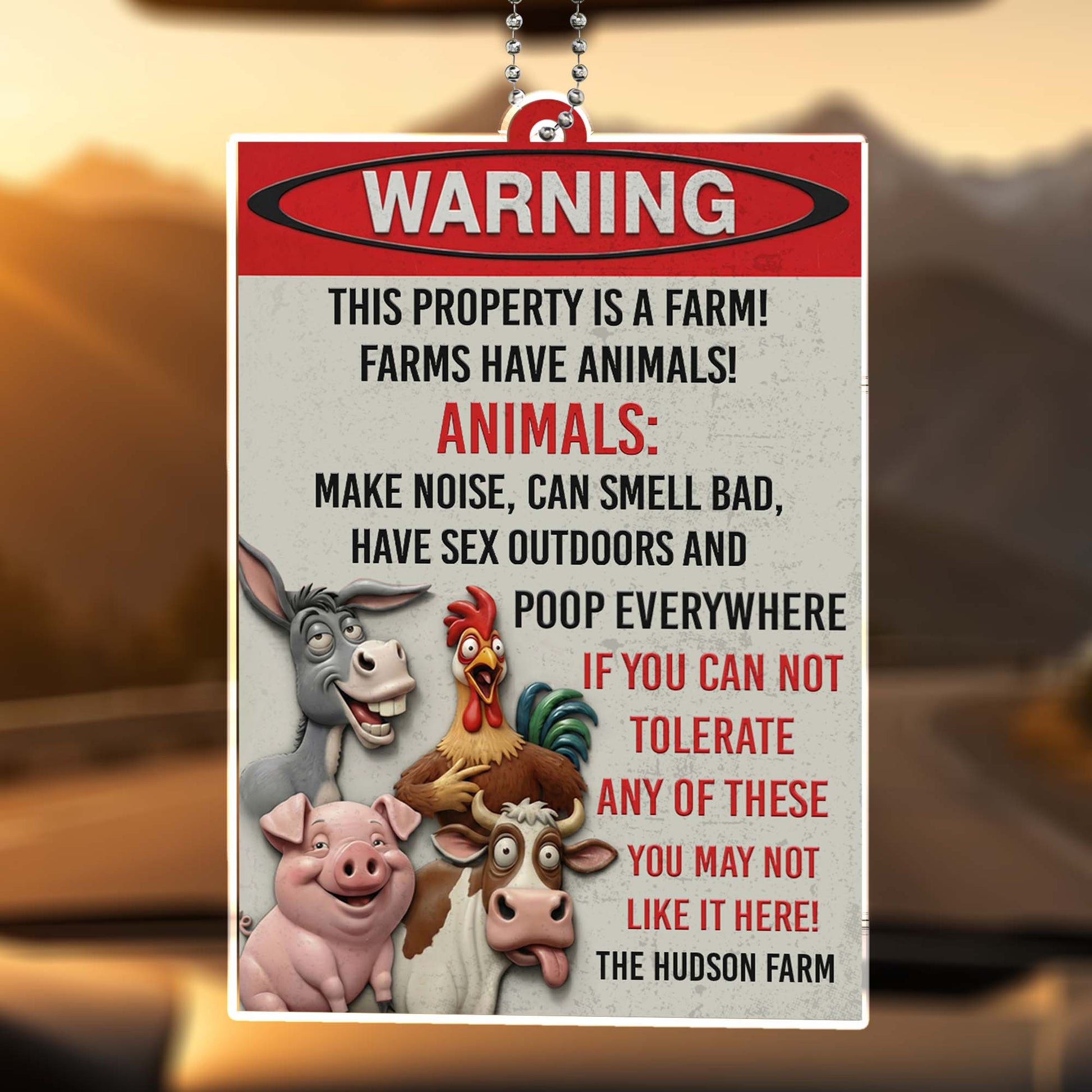 Warning This Property Is A Farm With Animals
