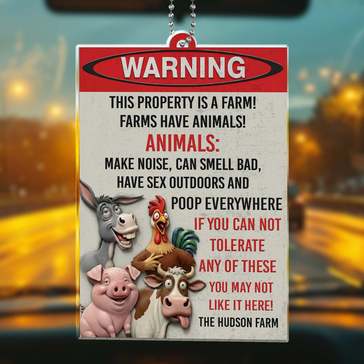 Warning This Property Is A Farm With Animals