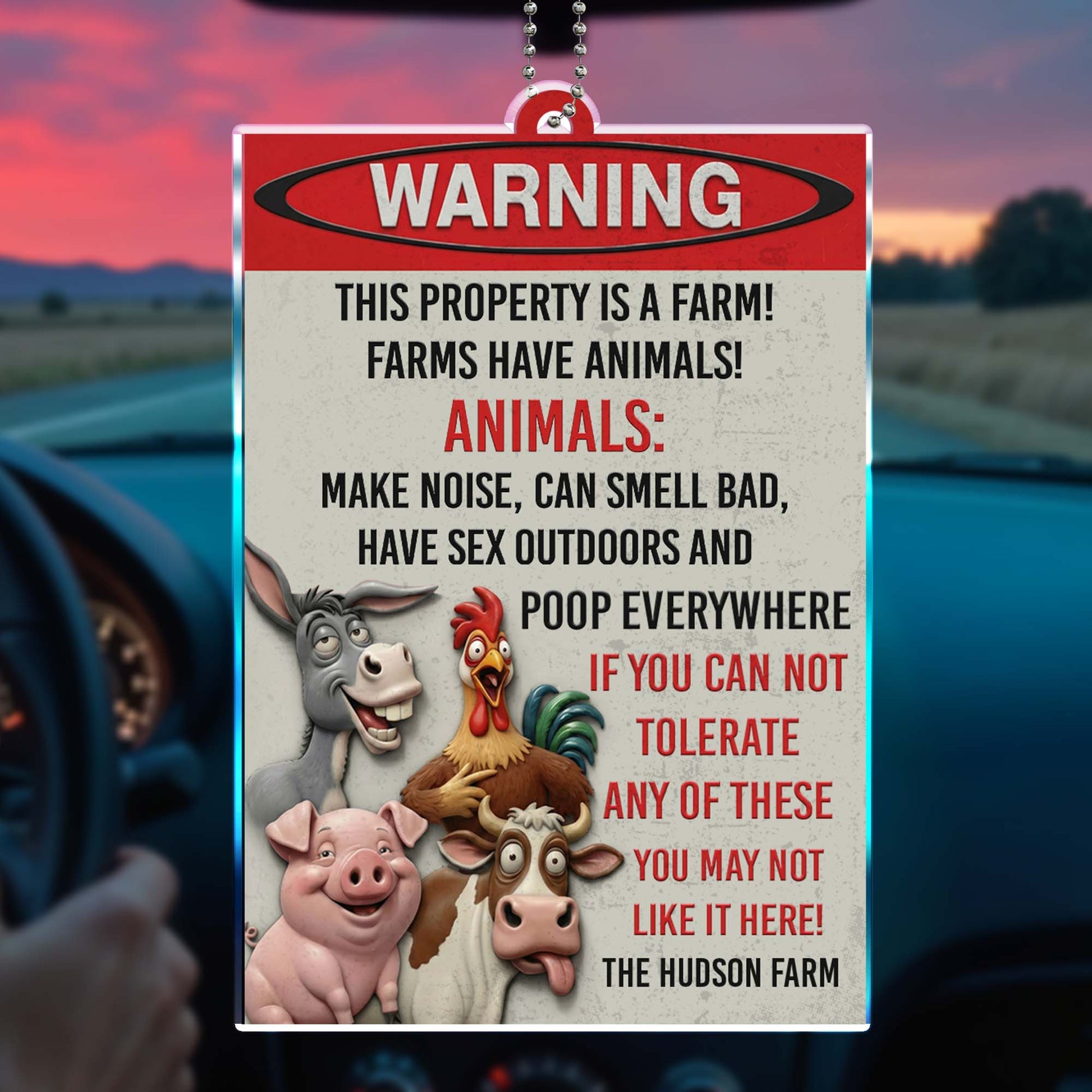 Warning This Property Is A Farm With Animals