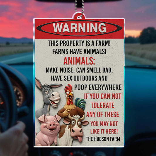 Warning This Property Is A Farm With Animals