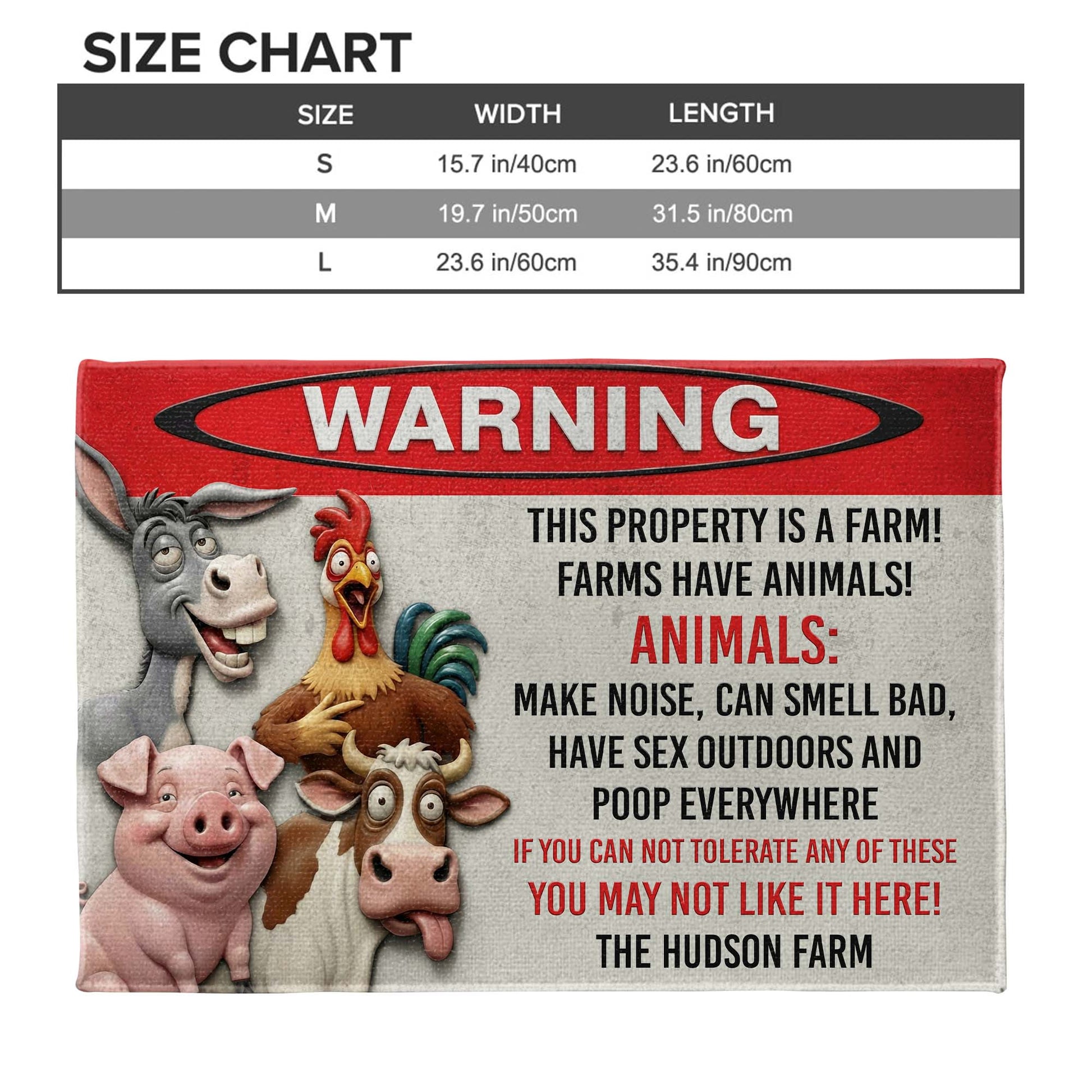 Warning This Property Is A Farm With Donkey, Chicken, Pig, Cow