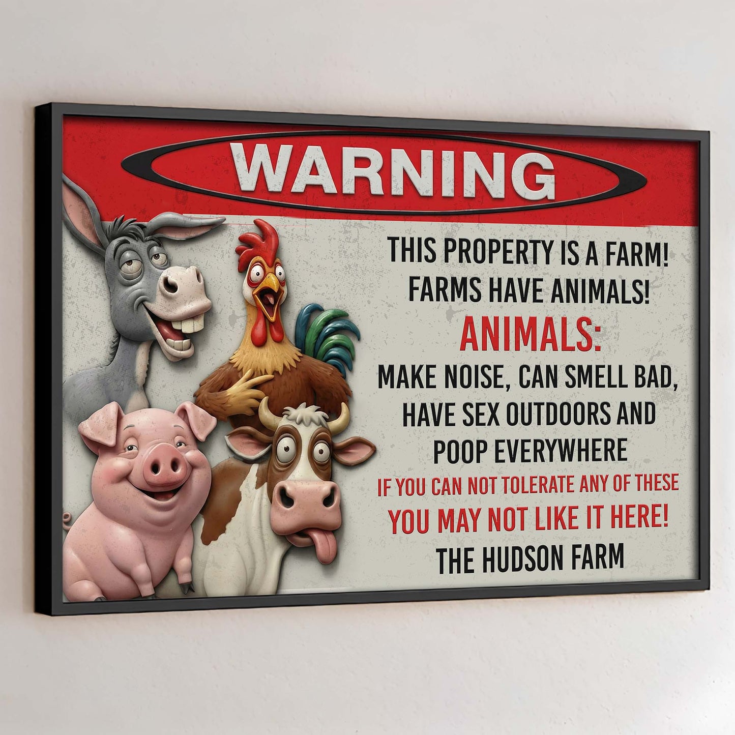 Warning This Property Is A Farm With Farm Animals
