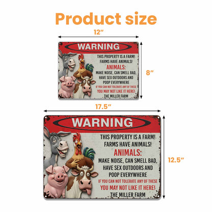 Warning This Property Is A Farm With Farm Animals