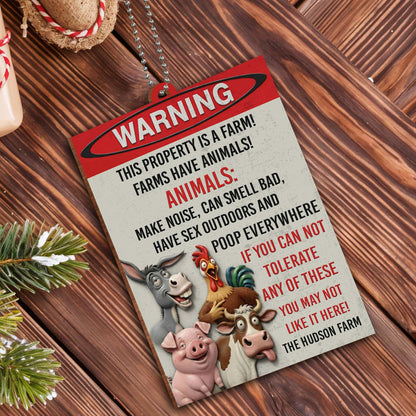 Warning This Property Is A Farm With Farm Animals