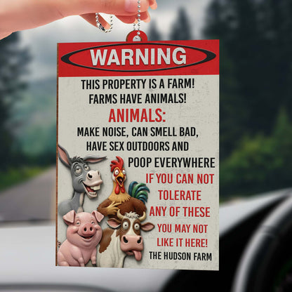 Warning This Property Is A Farm With Farm Animals