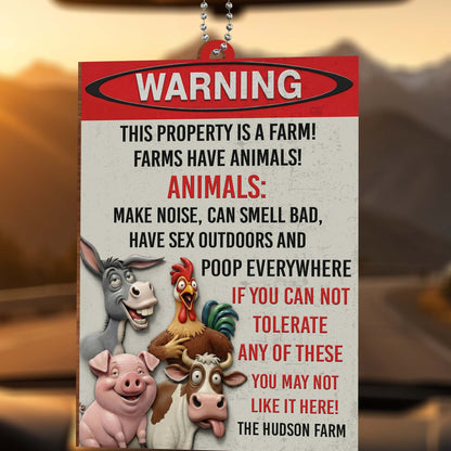 Warning This Property Is A Farm With Farm Animals