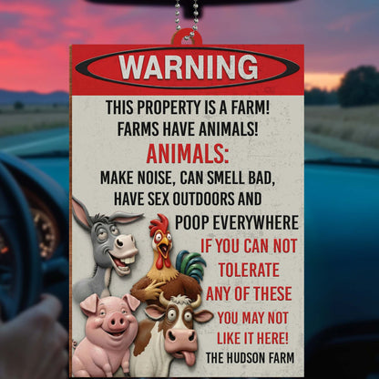 Warning This Property Is A Farm With Farm Animals