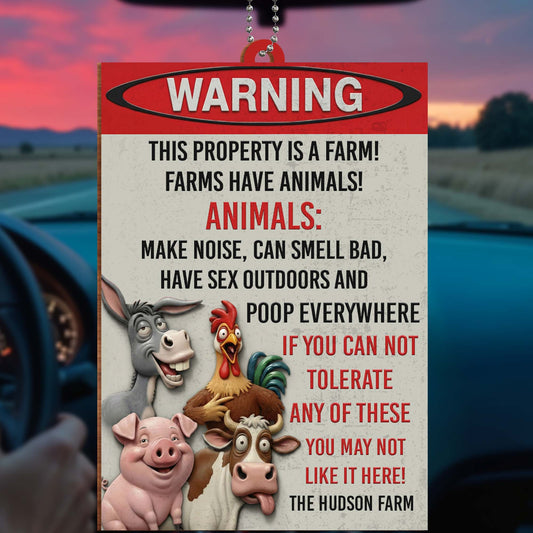 Warning This Property Is A Farm With Farm Animals