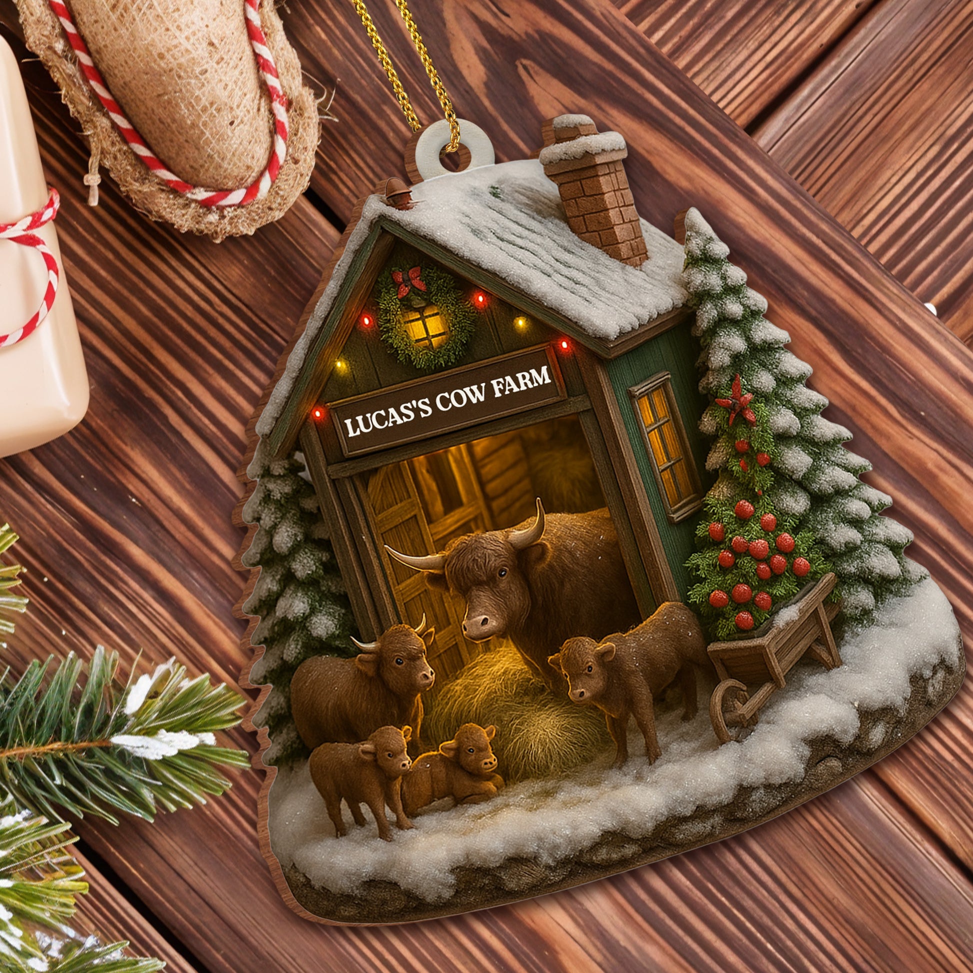 Cozy Winter Wonders At The Farm With Cows