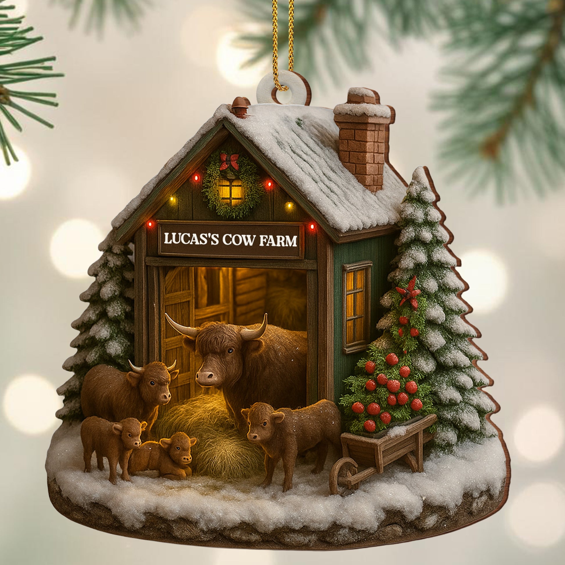 Cozy Winter Wonders At The Farm With Cows