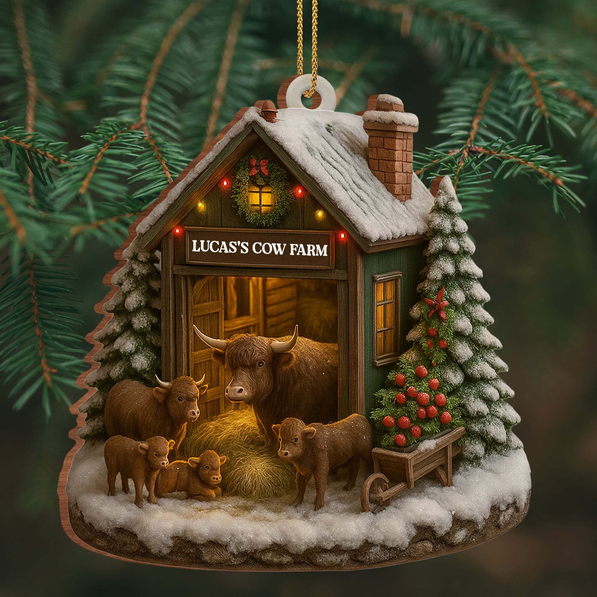 Cozy Winter Wonders At The Farm With Cows