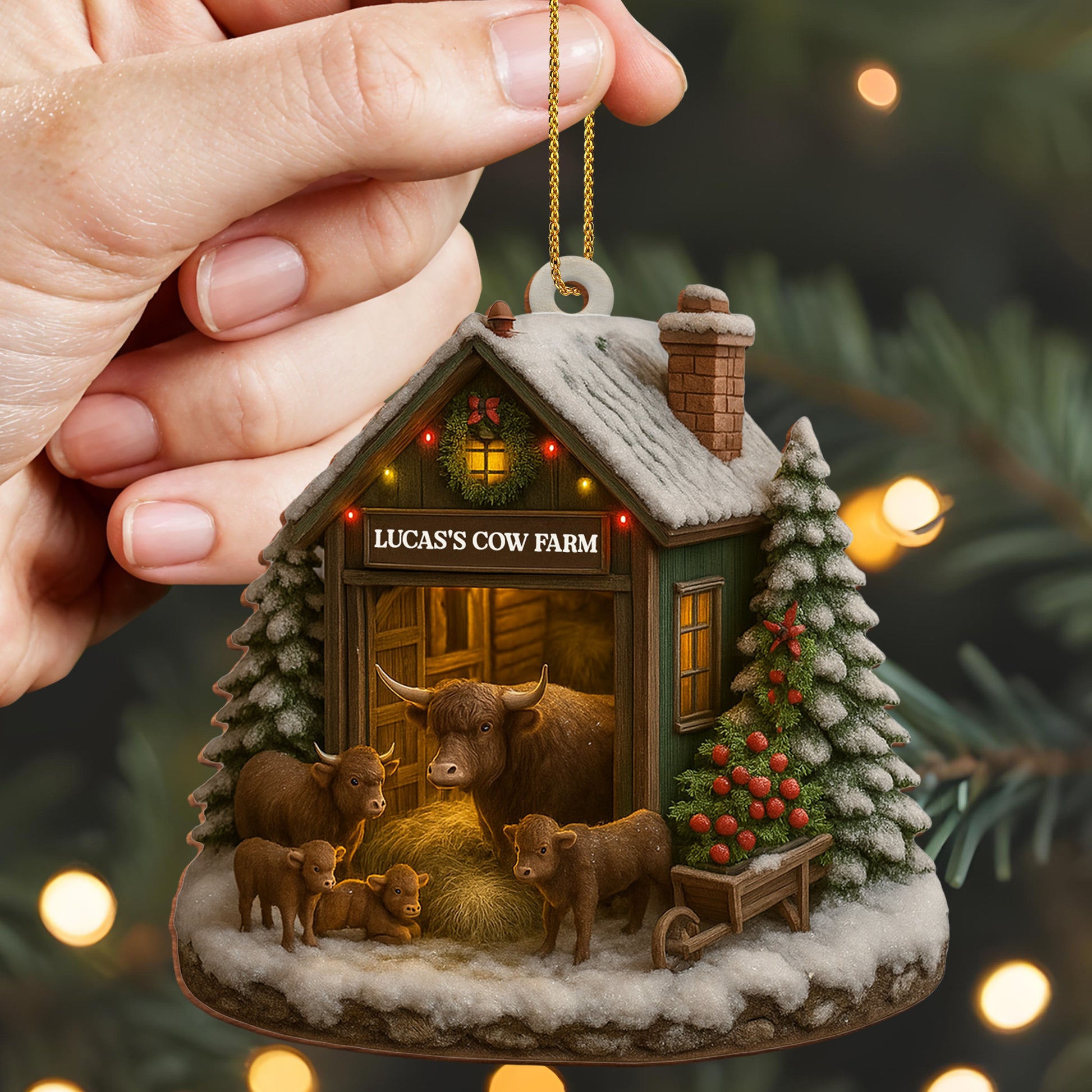 Cozy Winter Wonders At The Farm With Cows