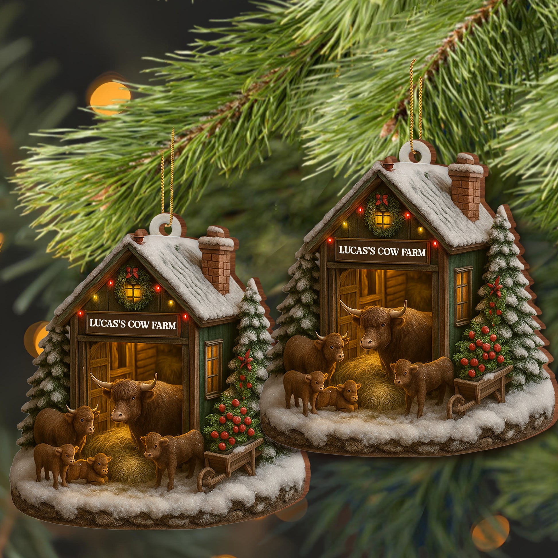 Cozy Winter Wonders At The Farm With Cows