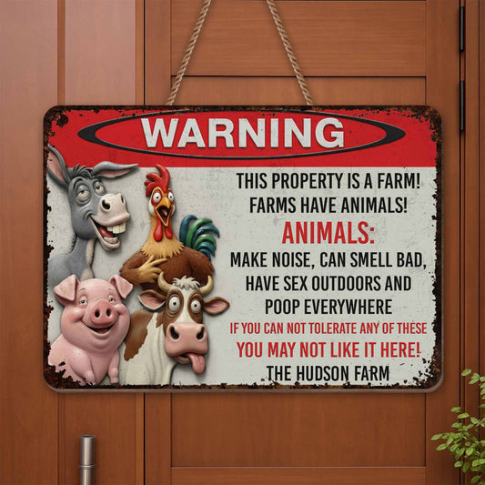 Warning This Property Is A Farm With Farm Animals