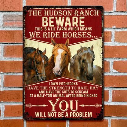 Beware This Is A Lil' Farm Which Means We Ride Horses