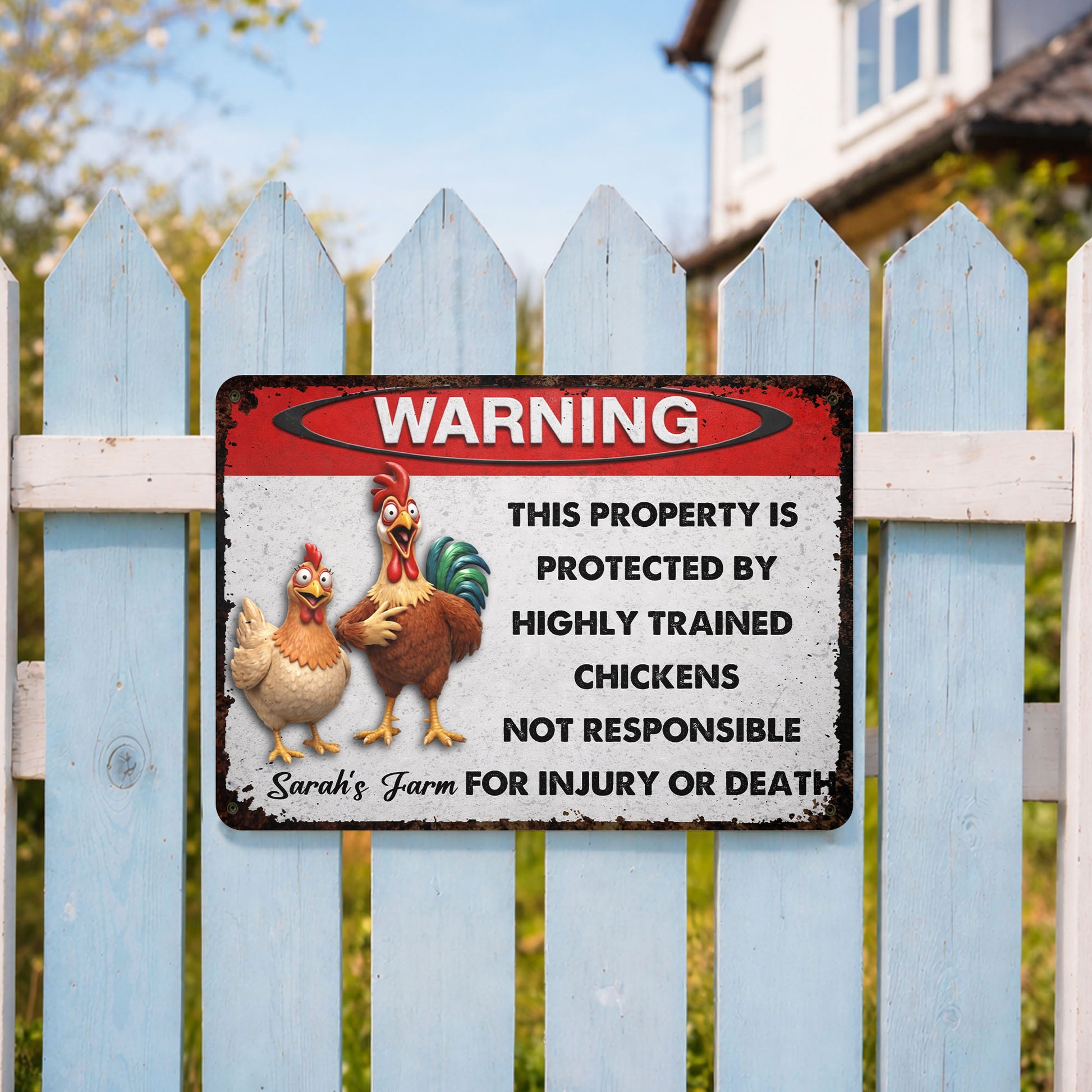 This Property Is Protected By Highly Trained Chickens