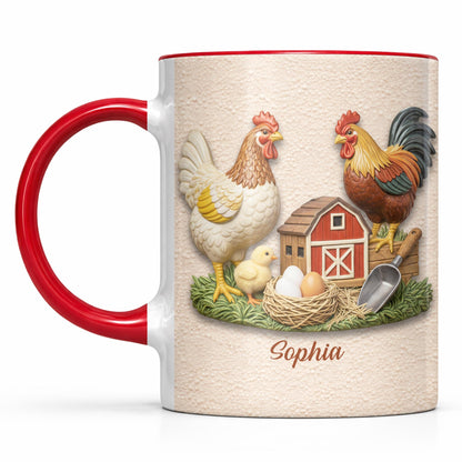 Cherish the Simple Joys, Chicken and Barn Design