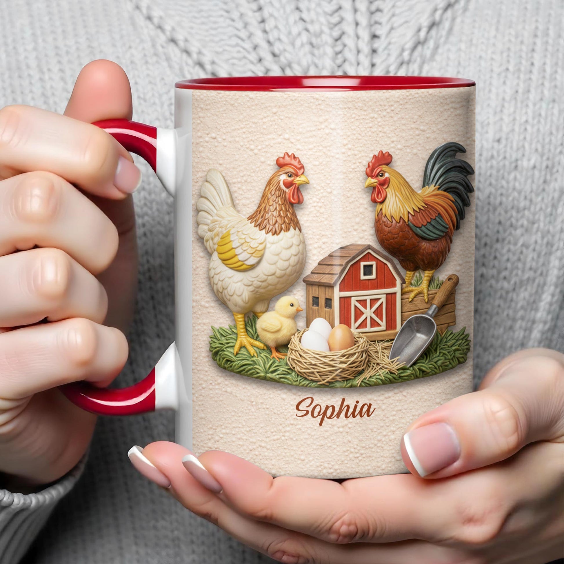 Cherish the Simple Joys, Chicken and Barn Design