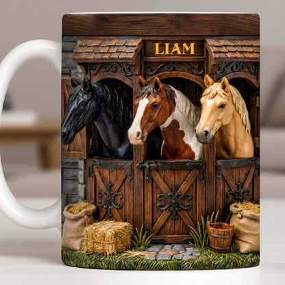 Capturing The Serenity Of Horses At The Barn