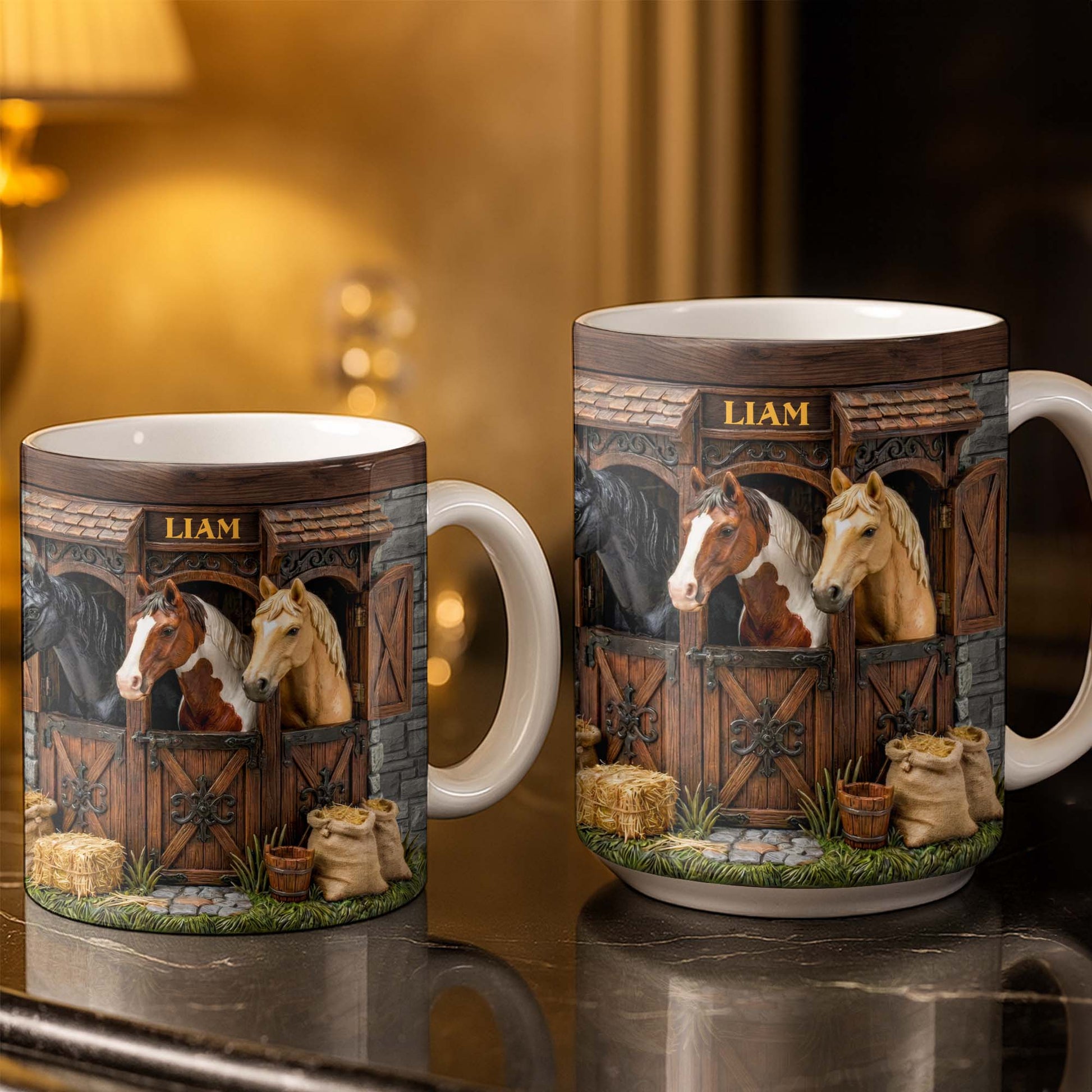 Capturing The Serenity Of Horses At The Barn