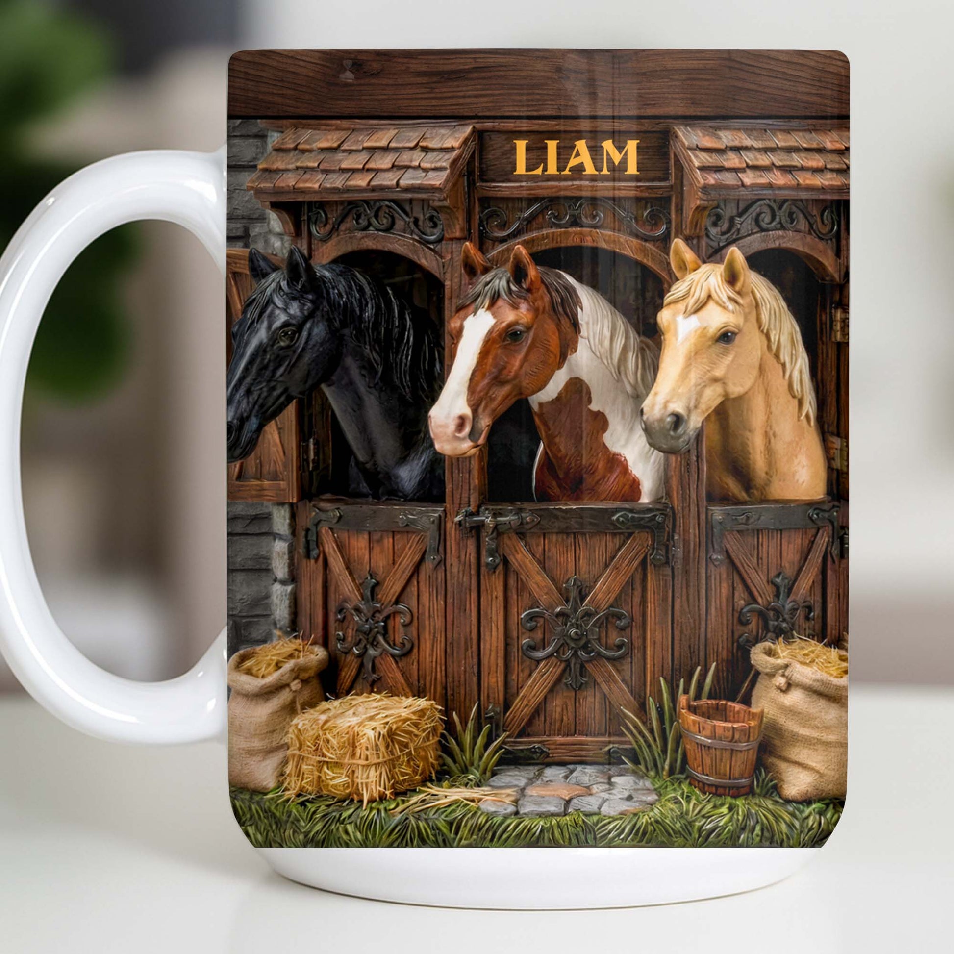 Capturing The Serenity Of Horses At The Barn