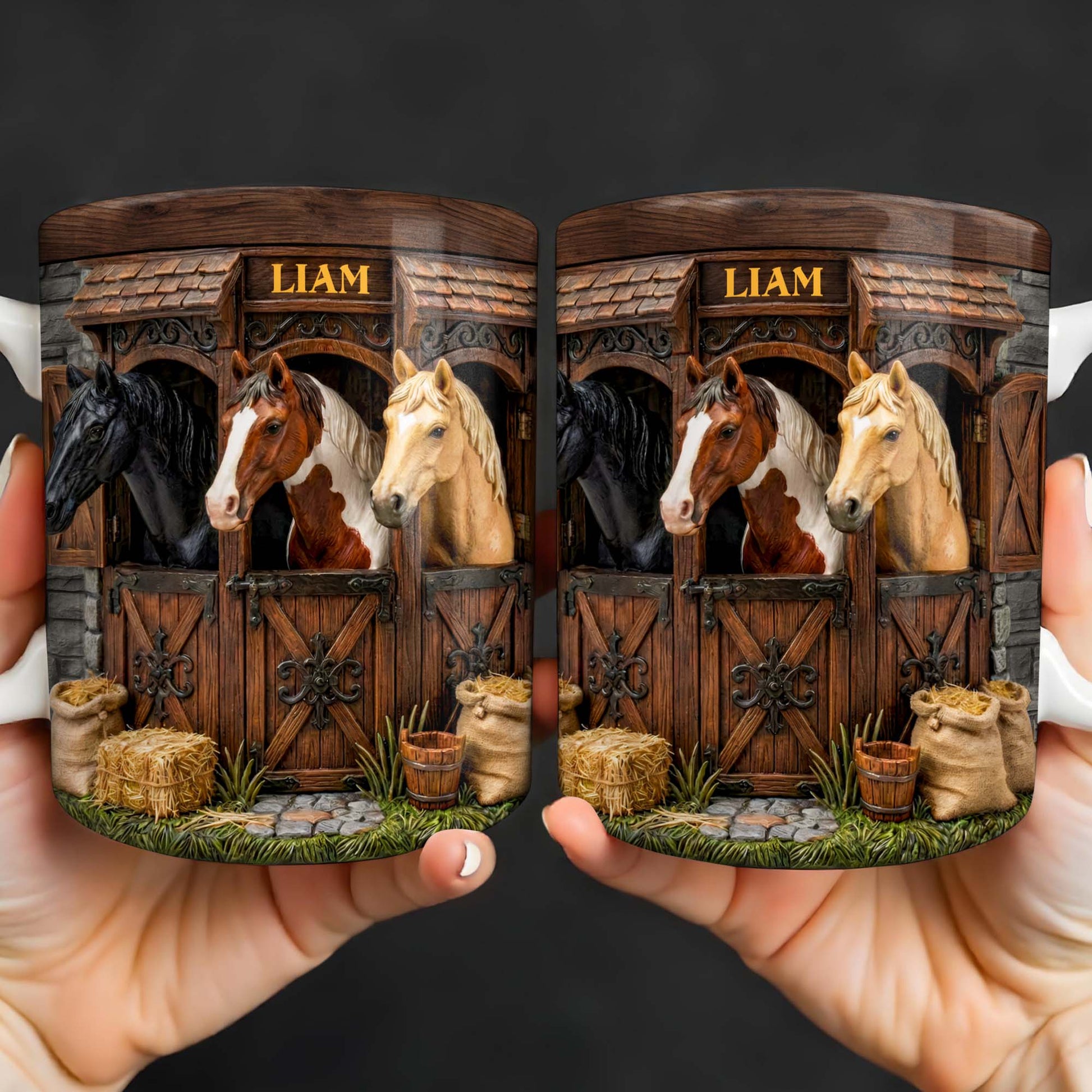 Capturing The Serenity Of Horses At The Barn