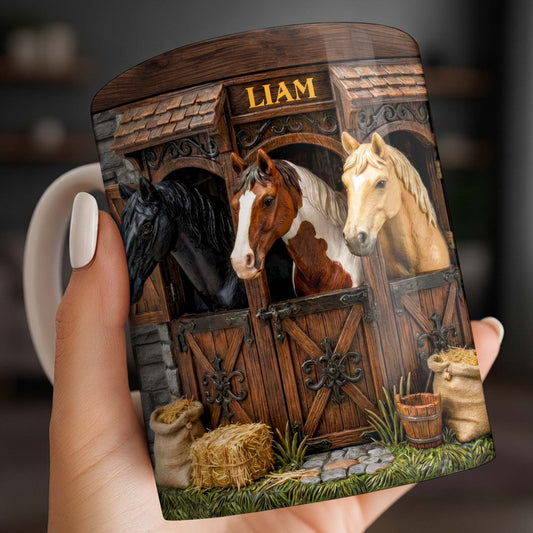 Capturing The Serenity Of Horses At The Barn