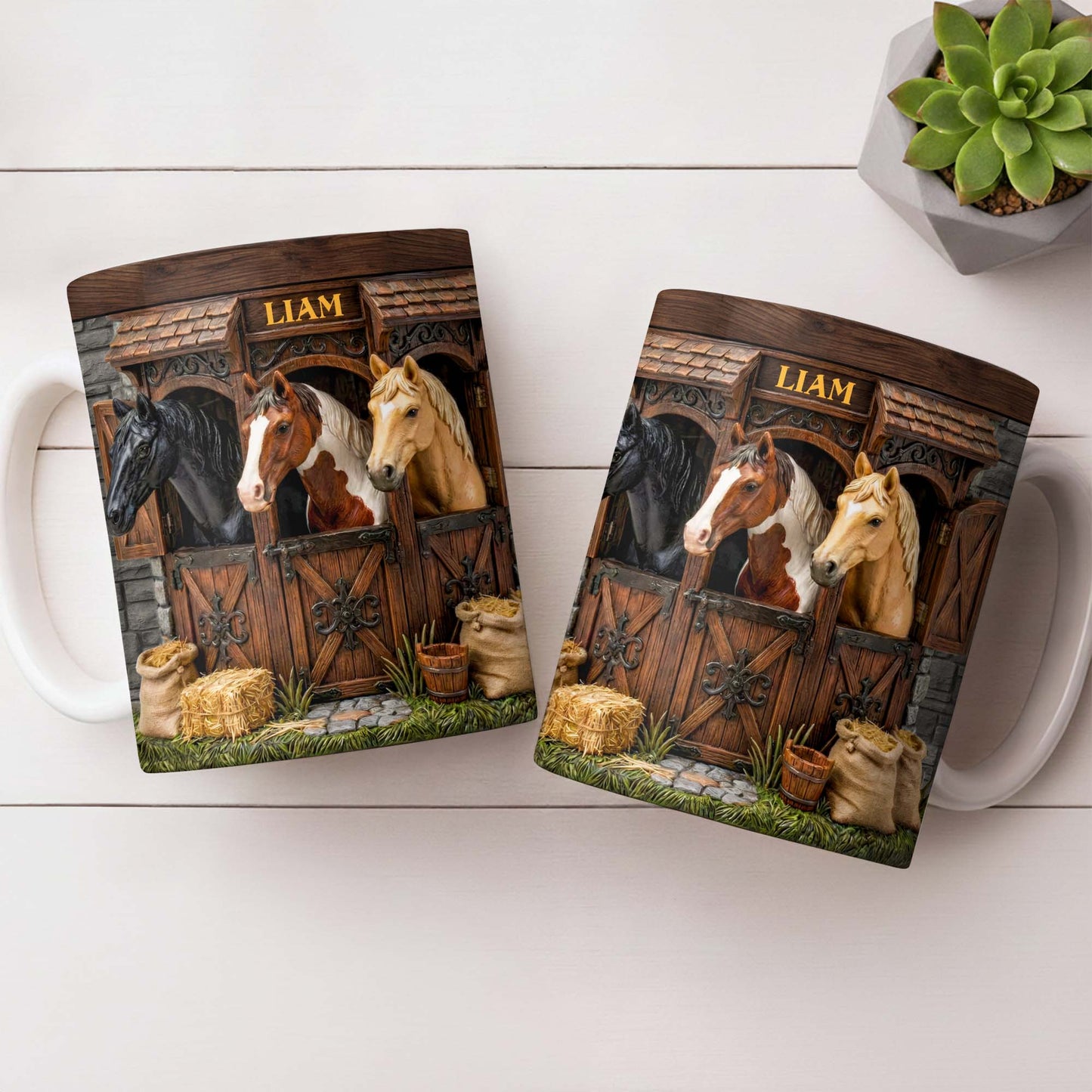 Capturing The Serenity Of Horses At The Barn