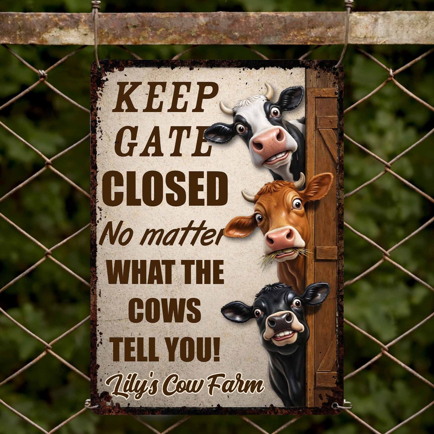 Keep Gate Closed No Matter What Cows Tell You