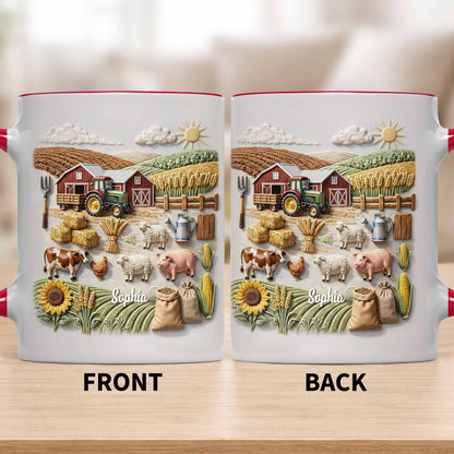 Serene Farm Life, Barns, Tractors And Sunflowers