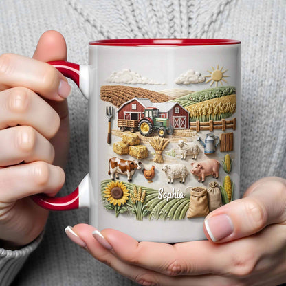 Serene Farm Life, Barns, Tractors And Sunflowers