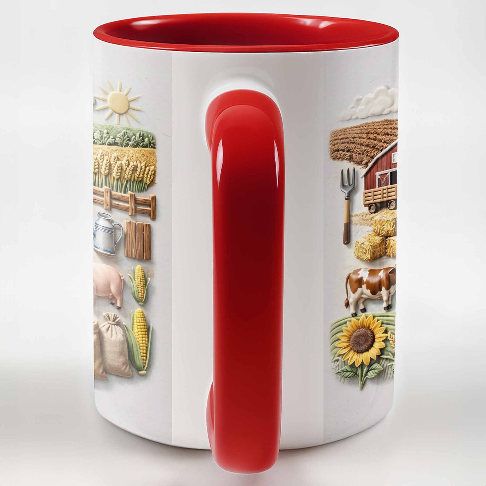 Serene Farm Life, Barns, Tractors And Sunflowers