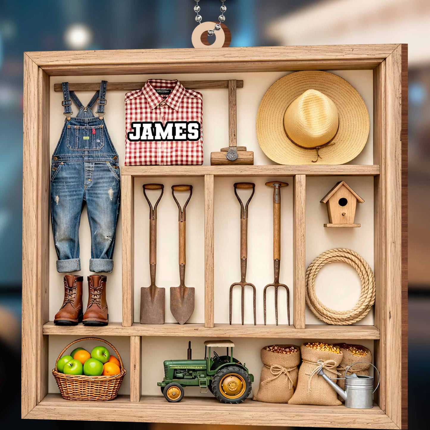 Celebrate Farm Life With Tractor And Gardening Tools